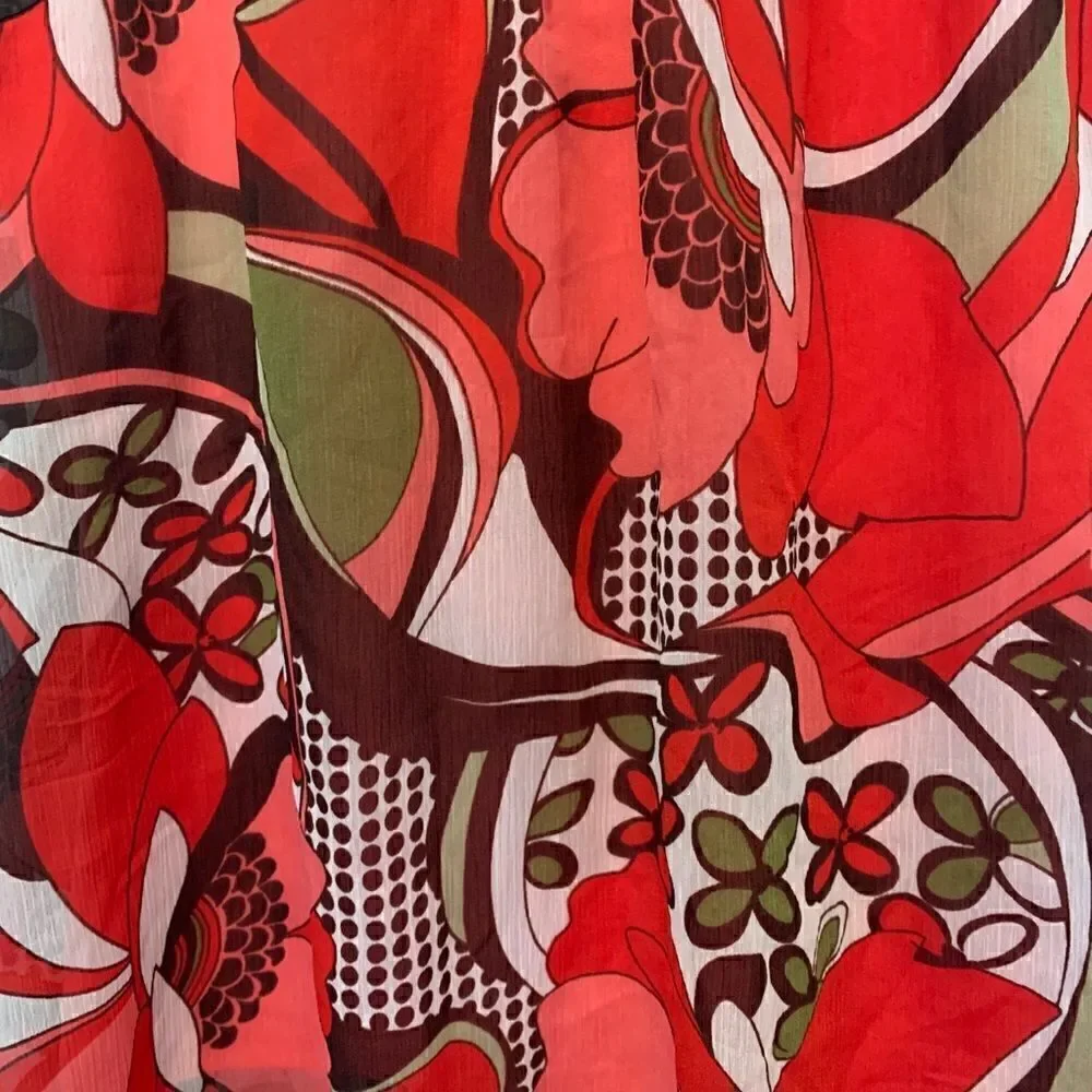 2 for $20 Byer Girl printed silk top